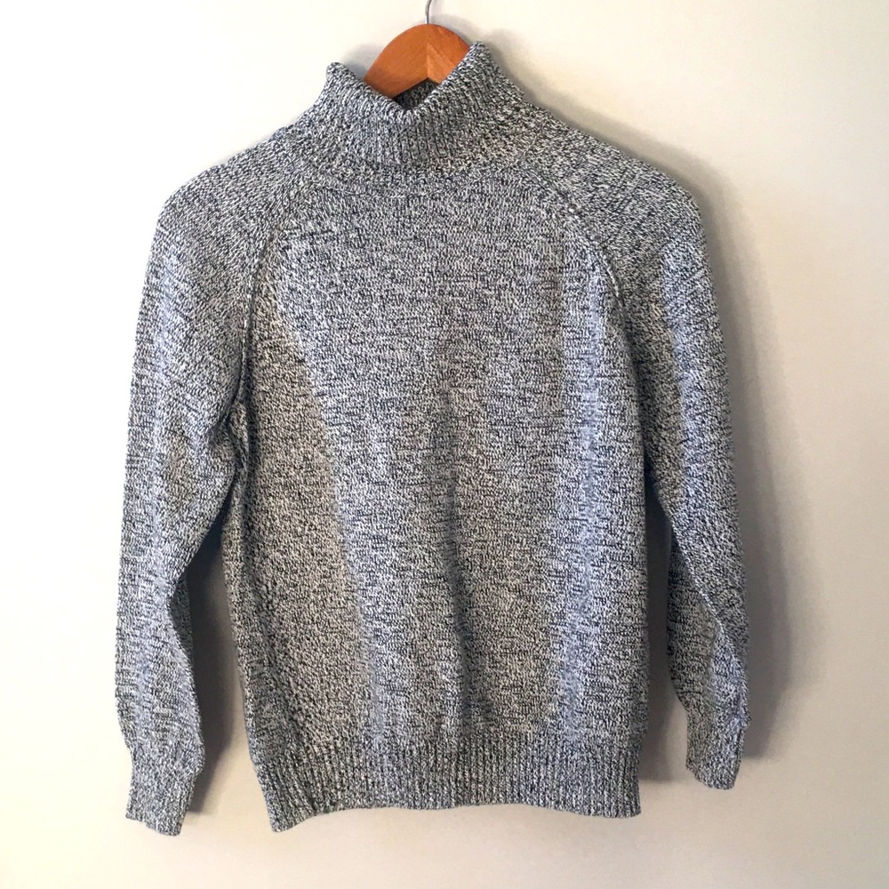 Karen Scott Gray Heathered sweater